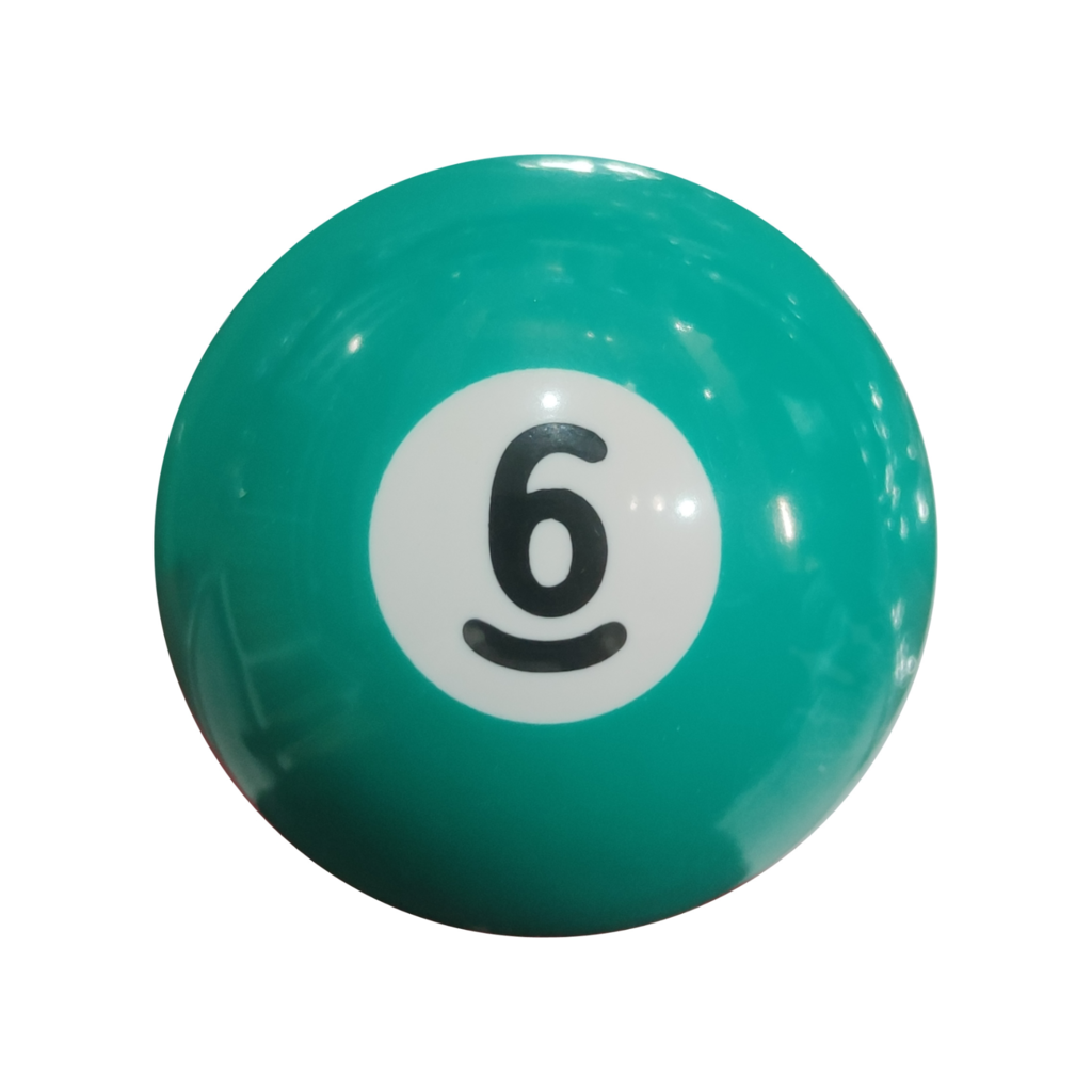 1 Bola Avulsa Num 10 Nacional Sinuca Bilhar Snooker 50mm