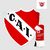 Toallon Escudo Boca River Racing Independiente San Lorenzo - PREMIUM BLANCO