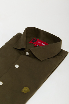 Camisa gala verde - tienda online