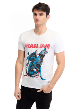 Remera Pearl Jam Blanco - comprar online