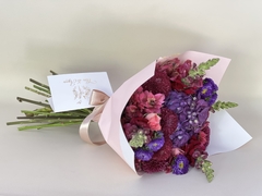 Bouquet silvestre mediano violeta