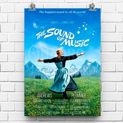 Imagem do Quadro E O Vento Levou The Sound of Music Filme Pôster Placa Decorativa