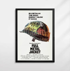 Quadro Nascido para Matar (Full Metal Jacket) Stanley Kubrick Filme