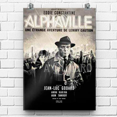 Poster Cinema Alphaville Godard Filme