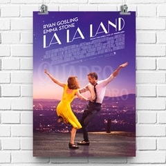 Imagem do Quadro La La Land Cantando Estações Filme Pôster Placa Decorativa