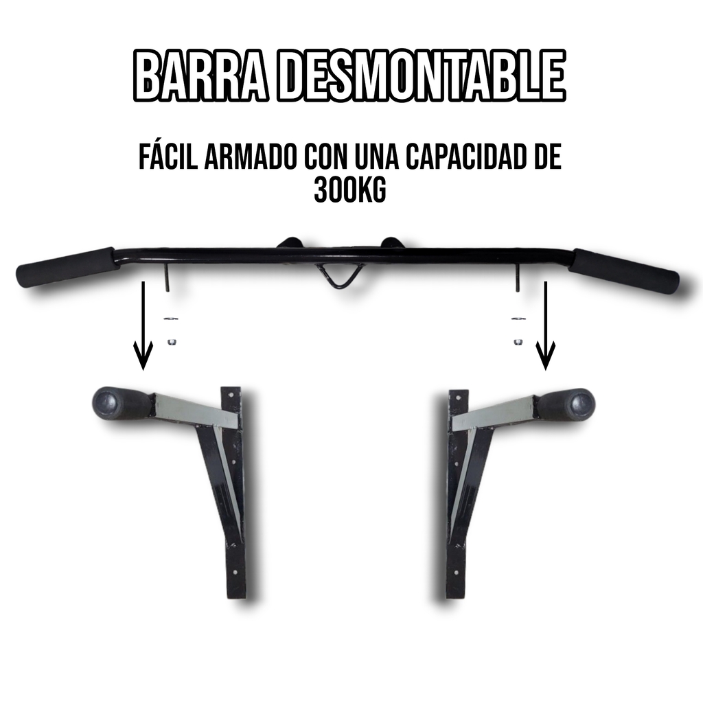 Barra Para Dominadas y Fondos Para Pared – Tienda Sport Fitness