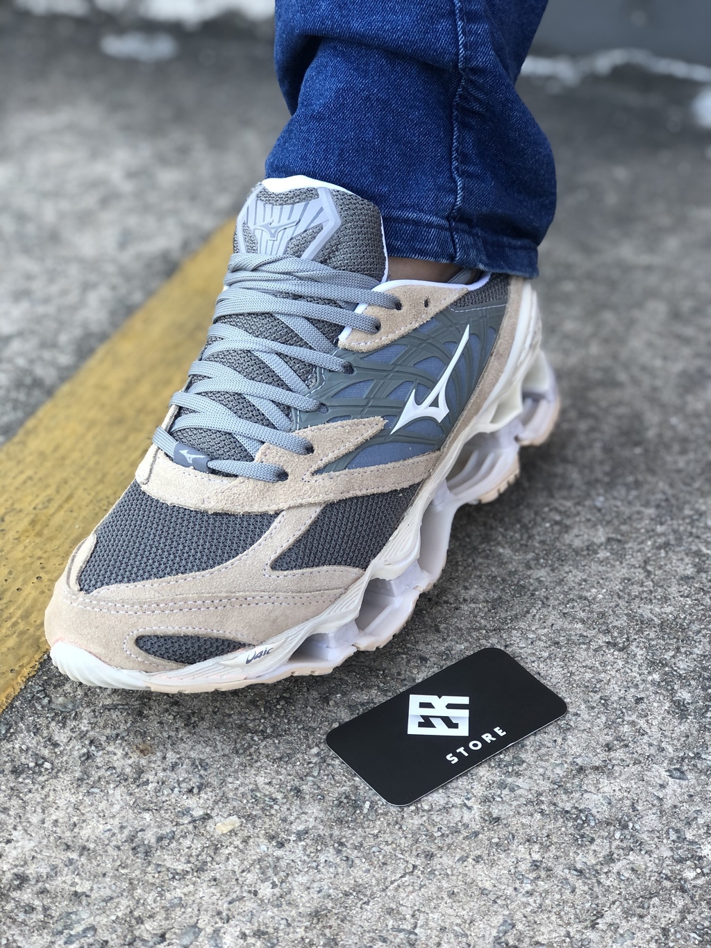 Mizuno Wave Prophecy Ls Marrom Cinza