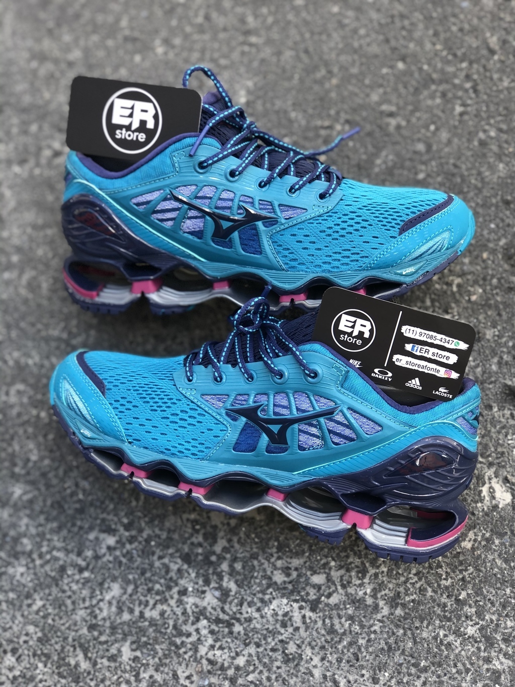 Mizuno verde e rosa 2025