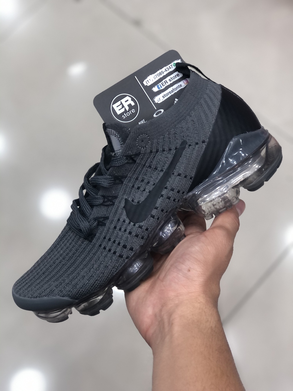 Vapormax 3.0 Cinza Preto