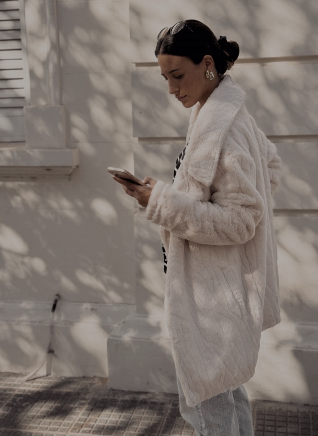 Abrigo off white new arrivals