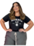 Camiseta T-Shirt Plus Size Feminina De Malha.