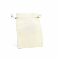 Kit com 3 mini bags zero waste algodão cru 10x15 cm - comprar online