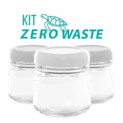 Kit 3 potes zero waste 40 ml cosméticos caseiros e multiusoo