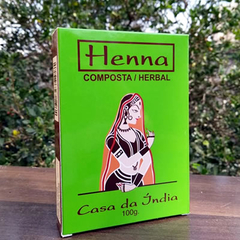 Henna restauradora Herbal natural com Amla e Shikakai (ruivo) 100 GR - comprar online