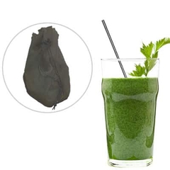 Kit Coador Voal Preto e Branco para leite vegetal e suco verde (panela furada) - comprar online