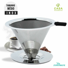 Filtro Coador de café inox (MÉDIO)- Reutilizável - comprar online