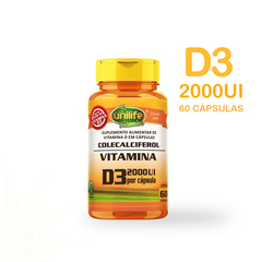 Vitamina D3 Colecalcifero 2000 ui - 60 Cápsulas na internet