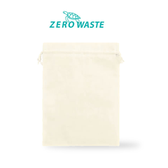 mini bag zero waste algodão cru 10x15