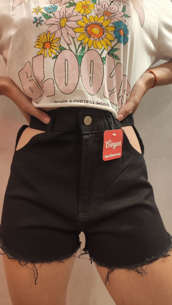 SHORT DE JEAN SIN BOLSILLOS Ginger Indumentaria