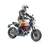 Motocicleta Ducati Desert Sled com piloto na internet