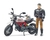 Motocicleta Ducati Desert Sled com piloto - Vamos Brincar - Brinquedos Bruder