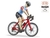 Bicicleta de corrida com ciclista masculino - Vamos Brincar - Brinquedos Bruder