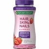 HAIR, SKIN & NAILS VITAMINA PARA CABELO, PELE E UNHA NATURE’S BOUNTY - 80 GUMMIES