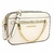 Bolsa Crossbody Michael Kors Com Logotipo Grande Jet Set Cor Off White - comprar online