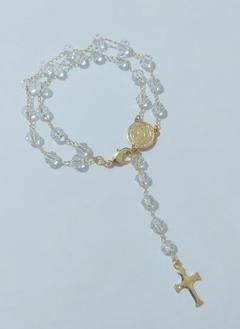 Pulseira Terço Miçangas Cristal - comprar online