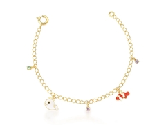 Pulseira Infantil Pingente Peixe