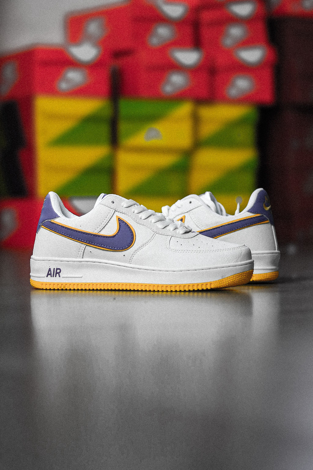 AIR FORCE 1 LOW LAKERS ROXO