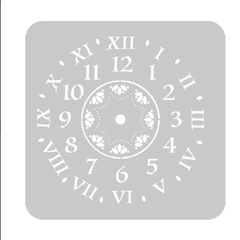 Stencil Eq 1007 reloj doble N 30cm