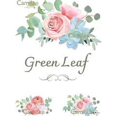 Lamina para sublimar A4 Green Leaf