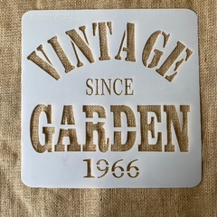Stencil Strongrock Vintage garden 30cm