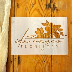 CE FLORITRY 30x20 Stencil Caro esta