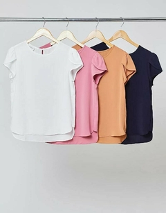 Blusa Crepe Manga Tulipa Karmani