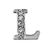 Passante de Letras Prata (10 Unidades) - Alfabeto - comprar online