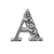 Passante de Letras Prata (10 Unidades) - Alfabeto na internet