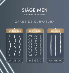 Combo Siàge Men: Condicionador Cachos e Crespos 200ml + Shampoo Cachos e Crespos 250ml + Creme para Pentear Cacheados 450g - comprar online