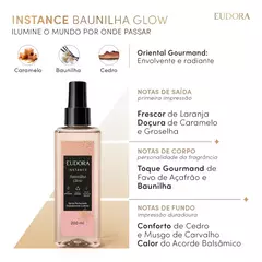 Spray Perfumado Desodorante Colônia Instance Baunilha Glow 200ml - Keila Amaral 