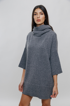 Polerón angora XL gris - comprar online