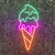 Luminária Painel Neon Led - Sorvete Cascão 83x35cm - comprar online