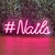 Luminária Painel Neon Led - #Nails 12x37cm