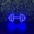Luminária Painel Neon Led - Peso Halter 20x40cm na internet