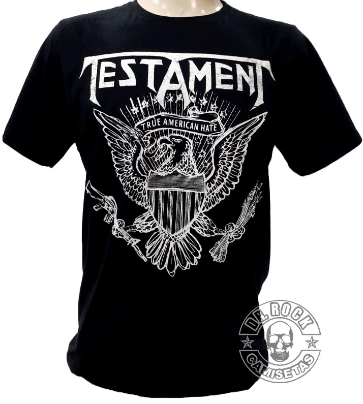 Camiseta Testament - True American Hate - Rock Age