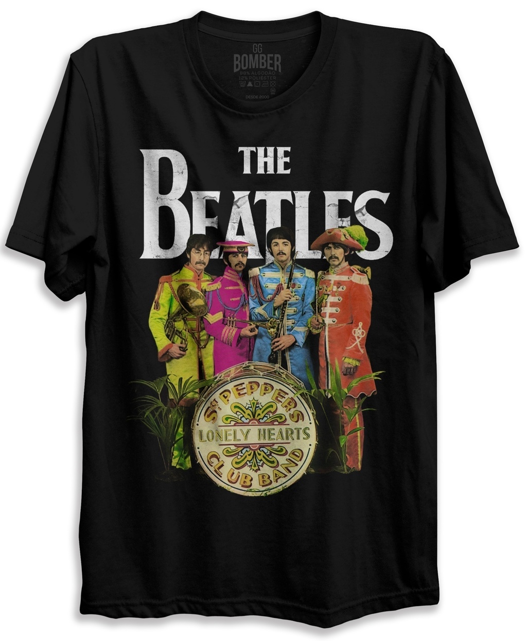 Camiseta The Beatles Sgt Peppers Lonely Hearts Club Band Bomber