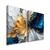 Quadros Duo Abstrato Gold and Blue - comprar online