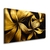 Quadro Floral Dourado e Preto - comprar online