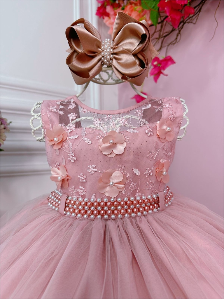 Vestido luxo cheap rosa