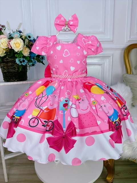 Vestido Infantil Frozen Princesa Gelo Olaf C/ Pérolas Luxo